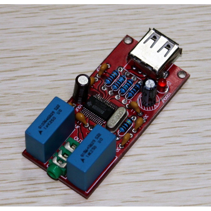 PCM2704-Mini Décodeur de Radiateur USB 16 Bits, Carte Son